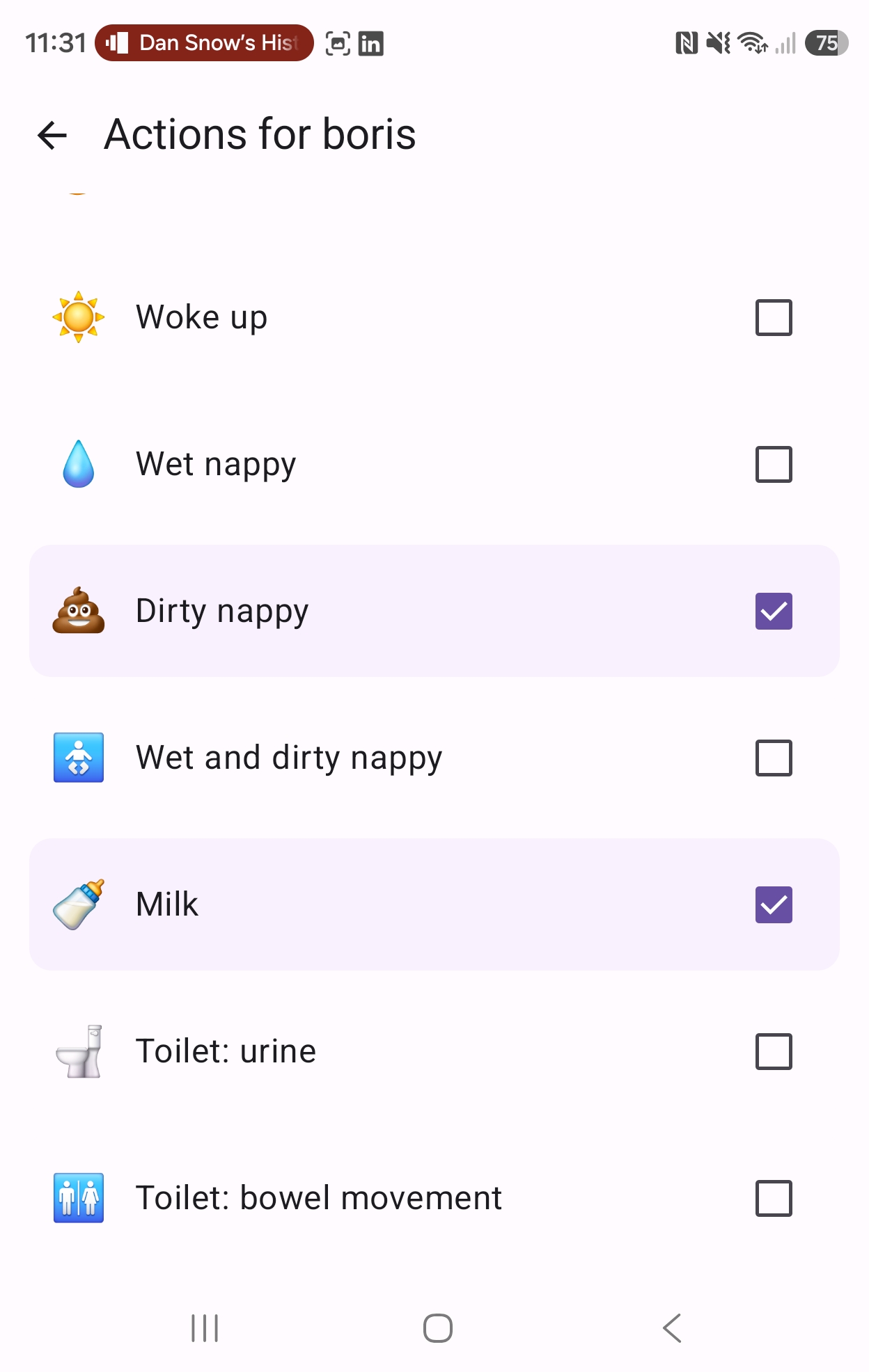 Action Picker