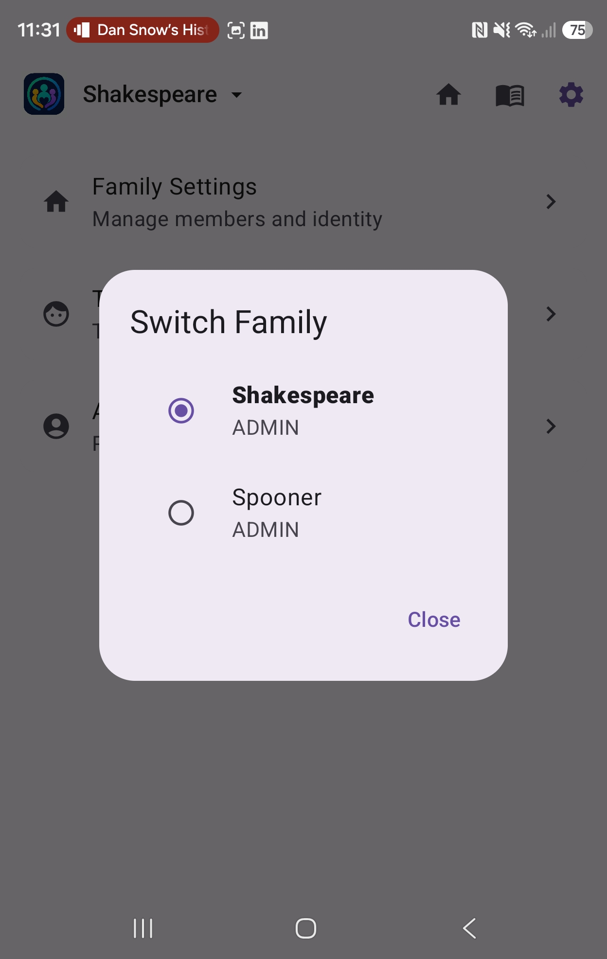 Multi-Family Support